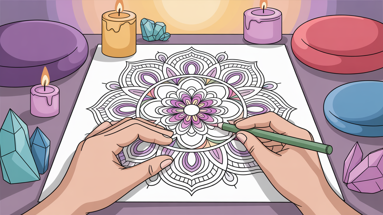 The Connection Between Coloring and Meditation