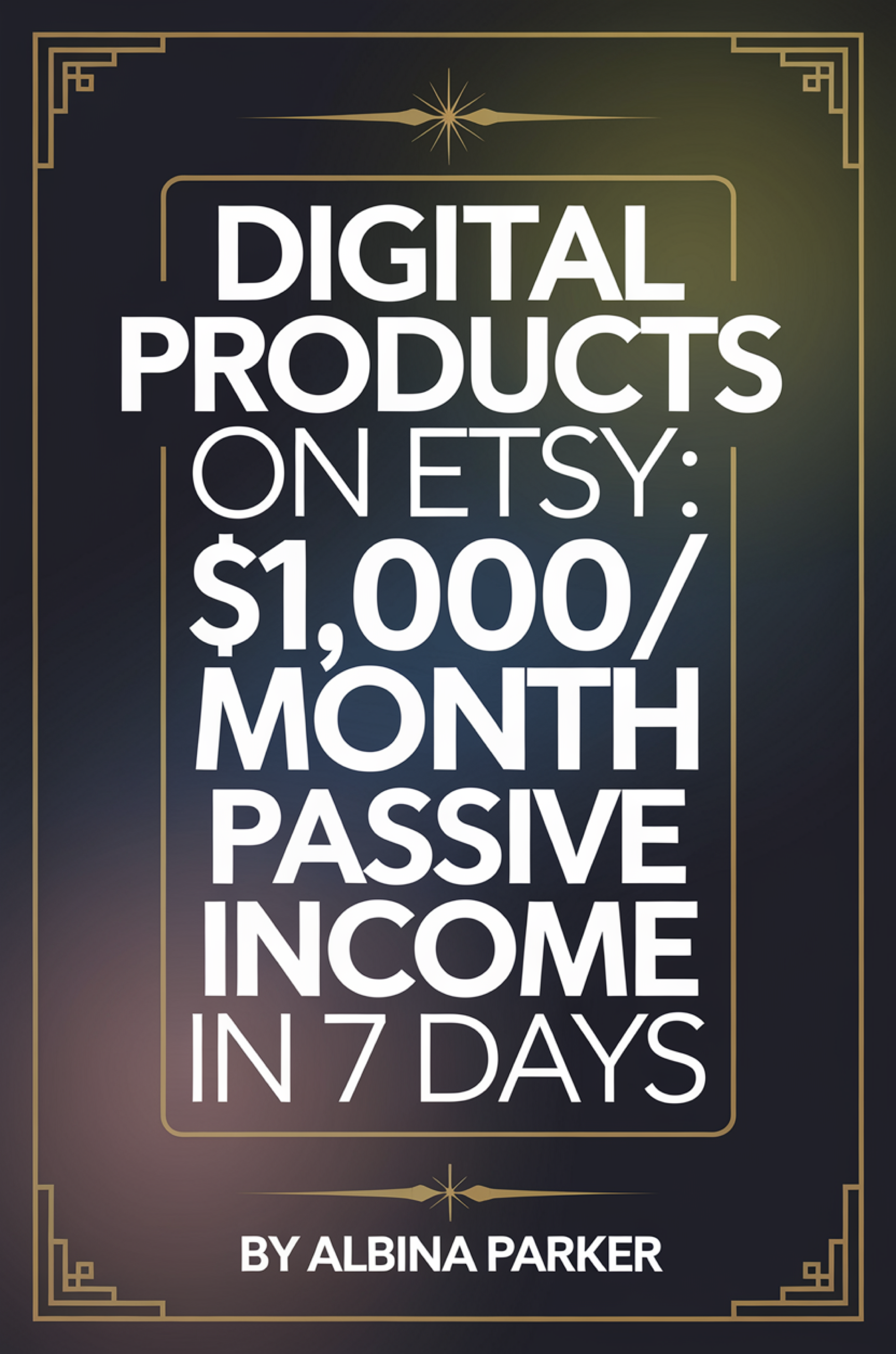 Digital Products on Etsy: $1,000/Month Passive Income in 7 Days